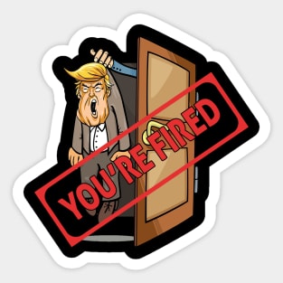 donald you're fired Sticker